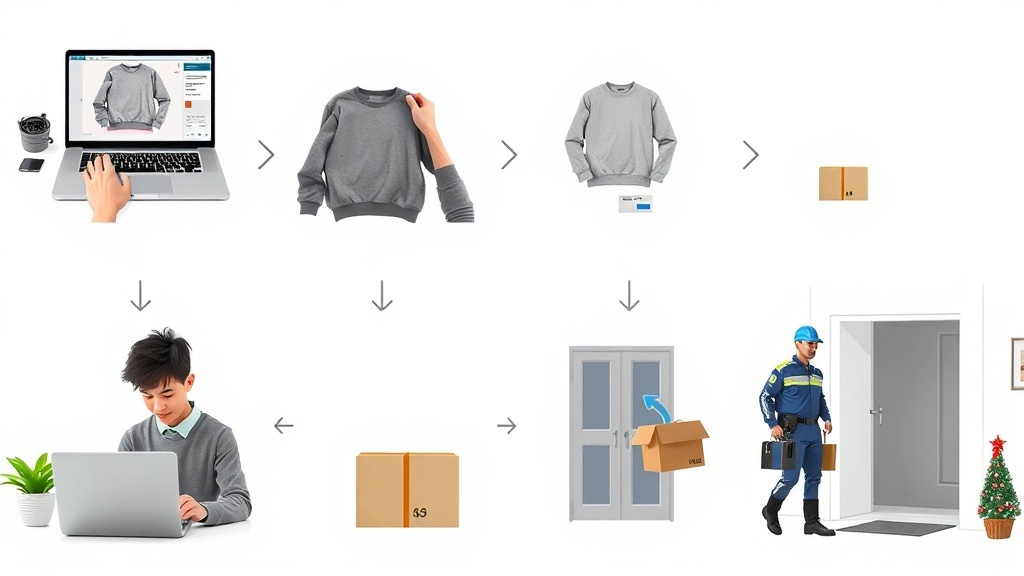 תהליך ההזמנה הדפסה על סווטשירטים