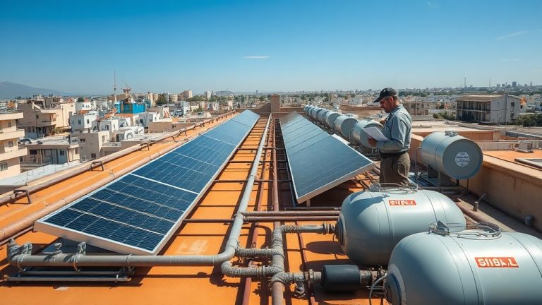 טכנאי לתיקון מערכת סולארית מרכזית – מה באמת חשוב כשכל הבניין על הגב שלך